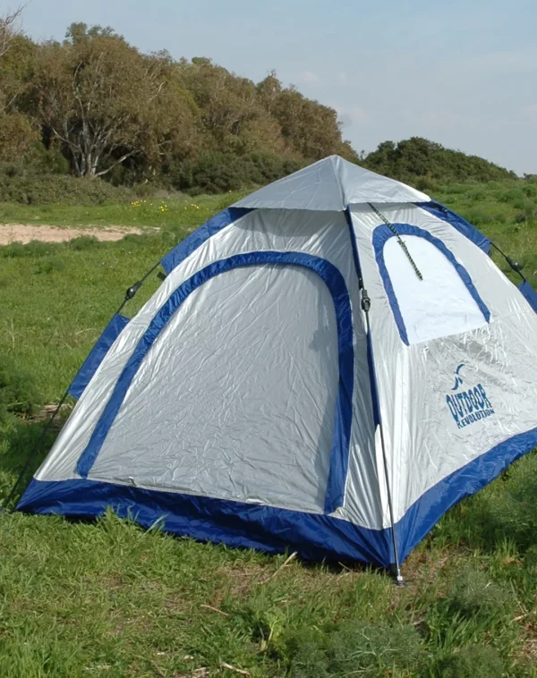 אוהל בן רגע ל-2 – Outdoor Revolution-585 – כסף – 9