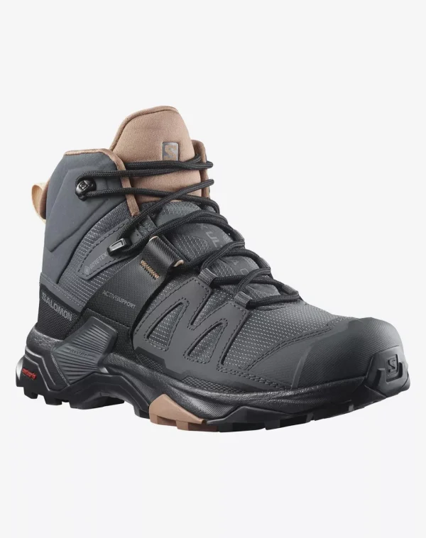 נעלי X Ultra 4 Mid Gtx – Salomon-L412956 – ebony-mocha-mousse-almond-cream – 1