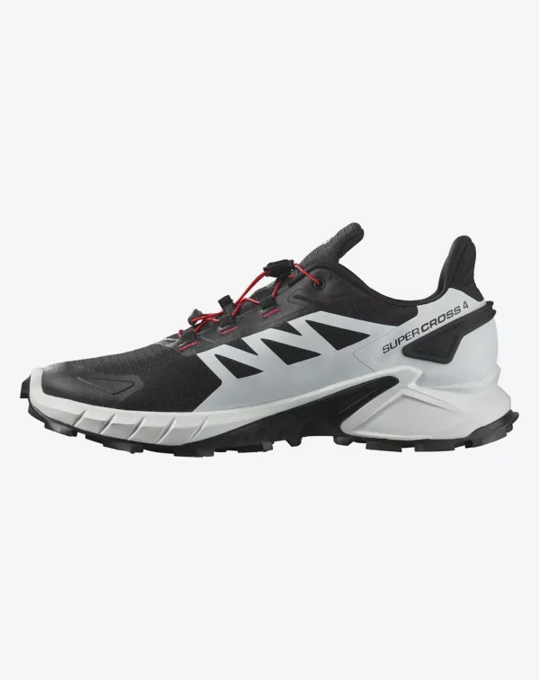 נעלי Supercross 4 – Salomon-L417366 – black-white-fiery-red – 4