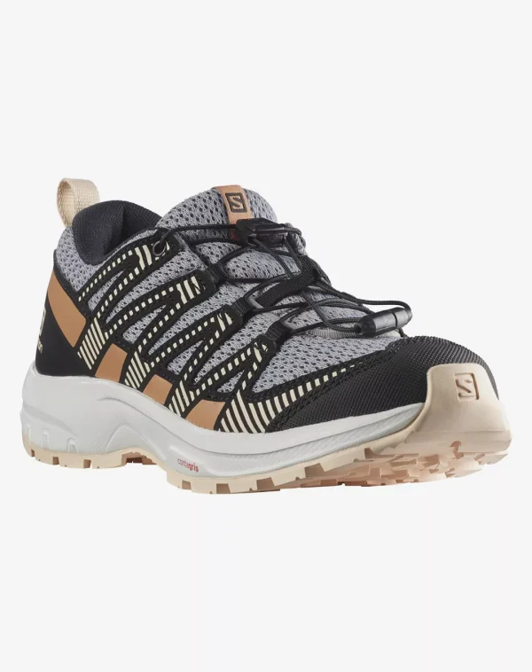 נעלי X Pro V8 Junior – Salomon-L417622 – monument-mocha-mousse-sun-kiss – 1