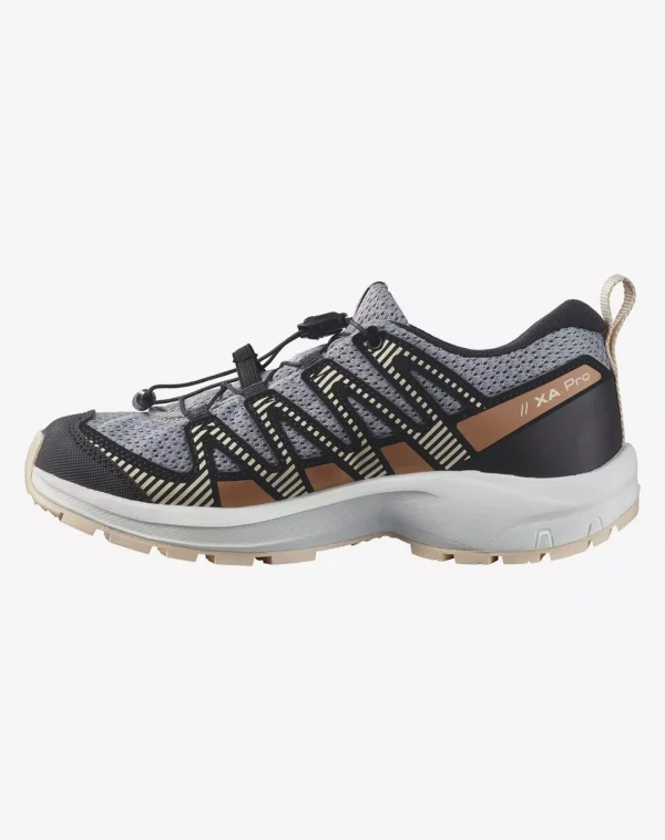 נעלי X Pro V8 Junior – Salomon-L417622 – monument-mocha-mousse-sun-kiss – 4