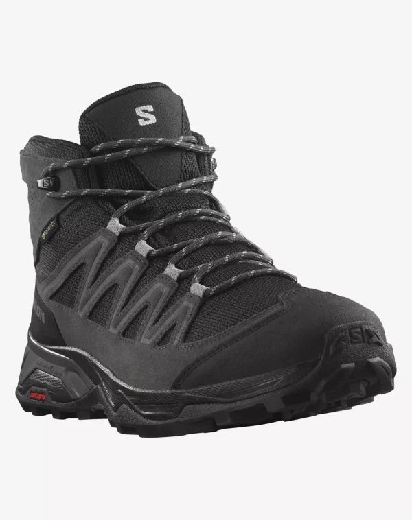 נעלי X Ward Leather Mid – Salomon-L471817 – phantom-black-magnet – 1