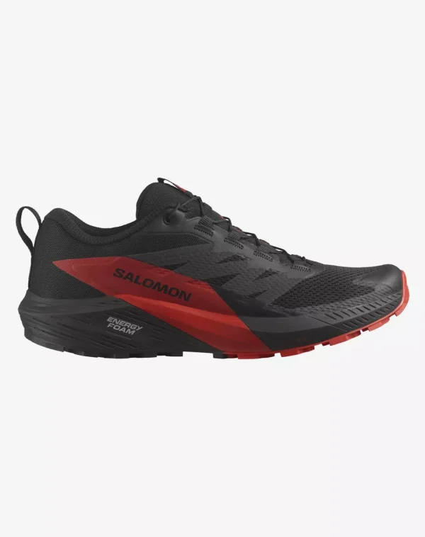 נעלי Sense Ride 5 – Salomon-L472143 – black-fiery-red-black – 1