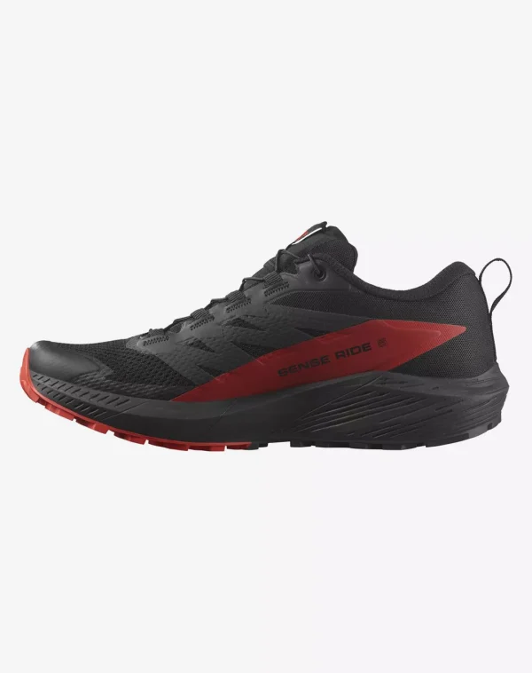 נעלי Sense Ride 5 – Salomon-L472143 – black-fiery-red-black – 4