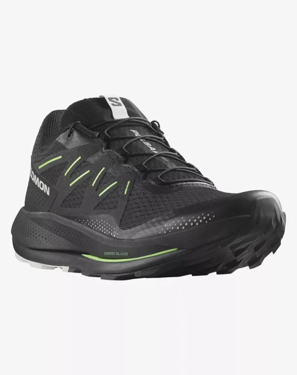 נעלי Pulsar Trail – Salomon-L473852 – black-black-green-gecko – 1