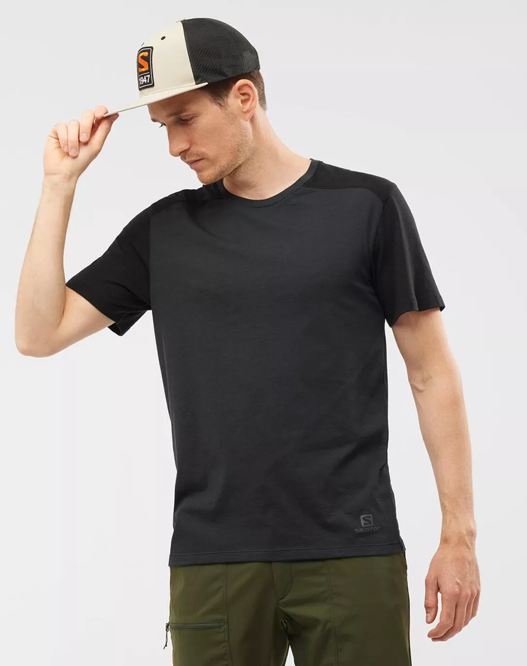 חולצה Essential CB – Salomon-LC171570 – black-enony – 1