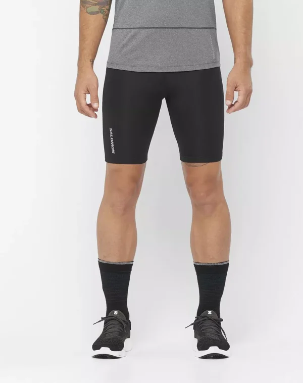 טייץ קצר Cross Short – Salomon-LC186780 – deep-black – 1