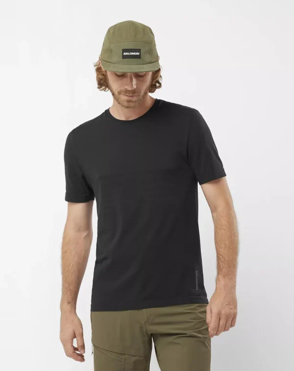 חולצה Essential Seamless – Salomon-LC204070 – deep-black – 1