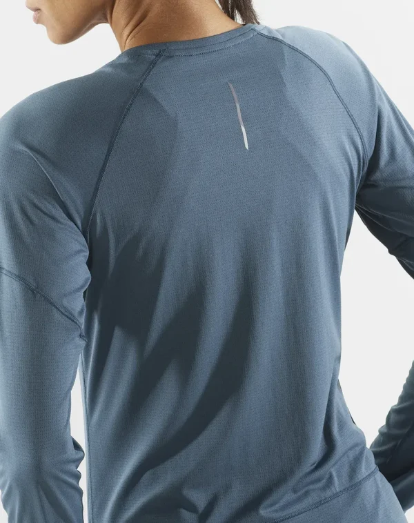 חולצת נשים Cross Run Tee LS – SALOMON-LC2270500 – midnight-navy – 4