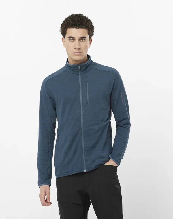 עליונית Essential Ltwarm Fz – SALOMON-LC2276200 – midnight-navy – 1