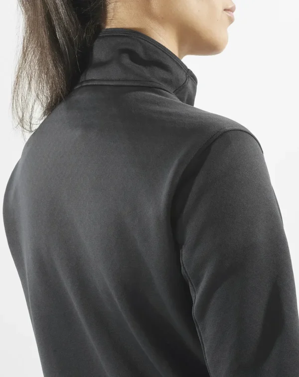 עליונית נשים פליז Sntial Midfleece Fz – SALOMON-LC2294000 – deep-black – 5