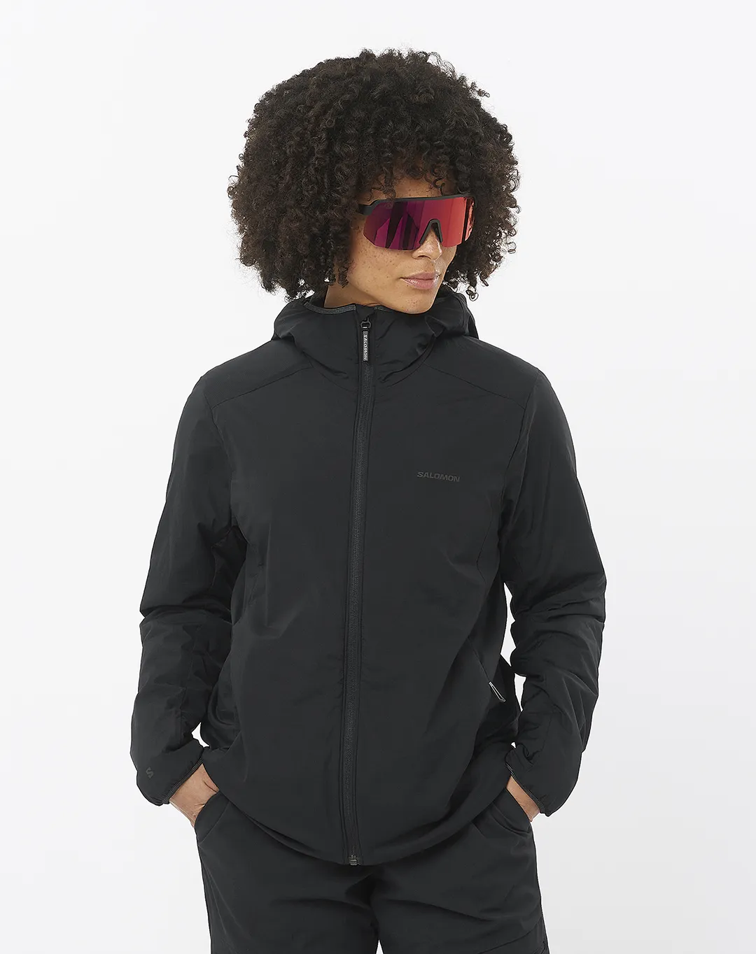 מעיל נשים Mountain Flex Hood – SALOMON-LC2298400 – deep-black – 1