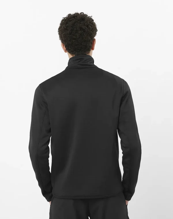 עליונית פליז Sntial Midfleece Fz – SALOMON-LC2300800 – deep-black – 2