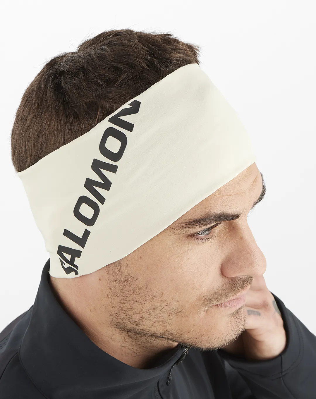 סרט ראש Rs Headband – SALOMON-LC2304000 – rainy-day-deep-black – 1