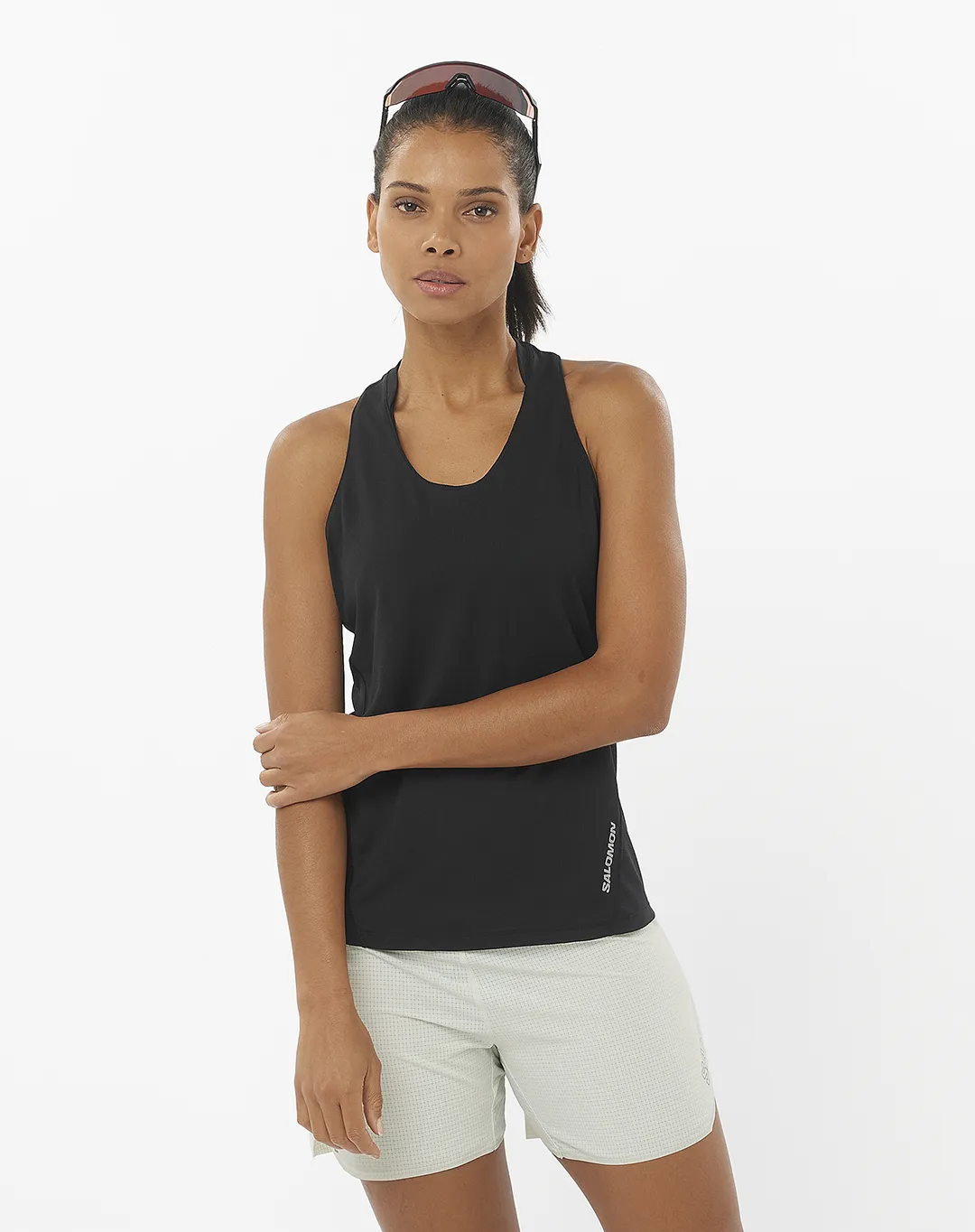 חולצת נשים Sense Aero Singlet – SALOMON-LC2308600 – deep-black – 1