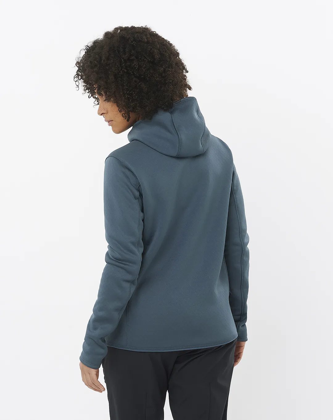 עליונית נשים פליז Sntial Midfleece Fz – SALOMON-LC2326700 – midnght-navy – 2