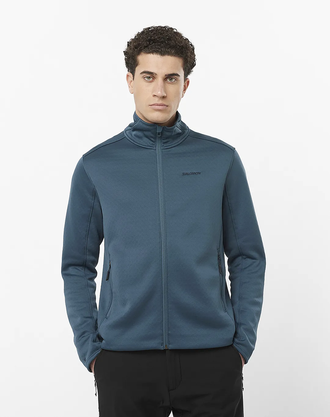 עליונית פליז Sntial Midfleece Fz – SALOMON-LC2329000 – midnght-navy – 1