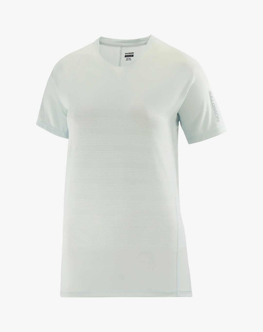 חולצת נשים Sense Aero Ss Tee Gfx – SALOMON-LC2337600 – misty-blue-white – 1