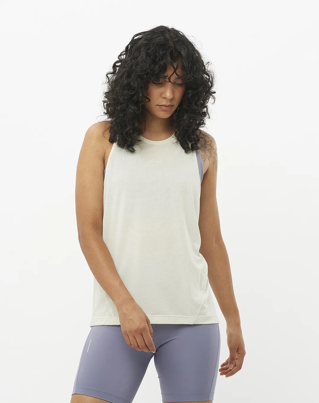 חולצת נשים Shkout Core – SALOMON-LC2476200 – לבן – 1