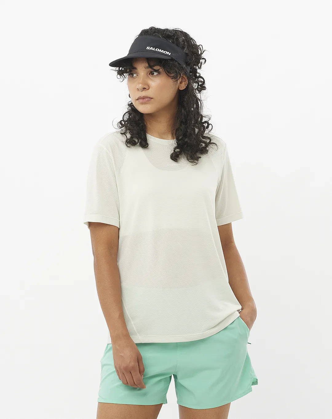 חולצת נשים Shkout Core – SALOMON-LC2476400 – לבן – 1
