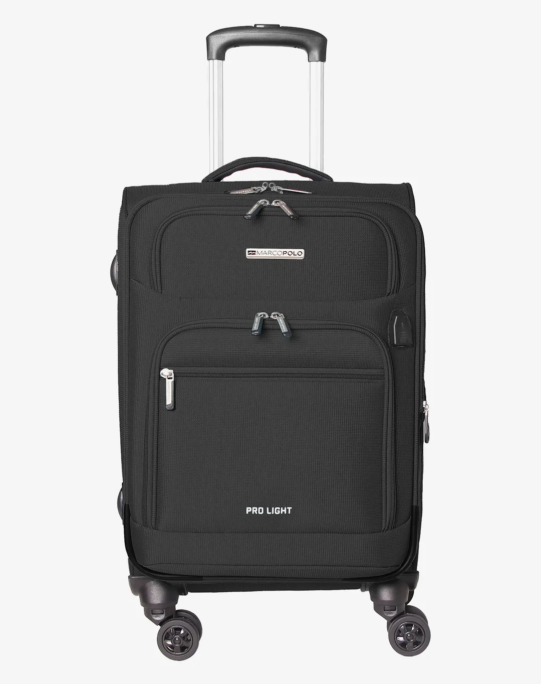 מזוודת טרולי "20 Prolight – MARCO POLO-50821-33 – שחור – 1