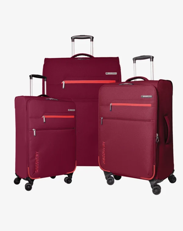סט 3 מזוודות 20" 24" 28" Discovery