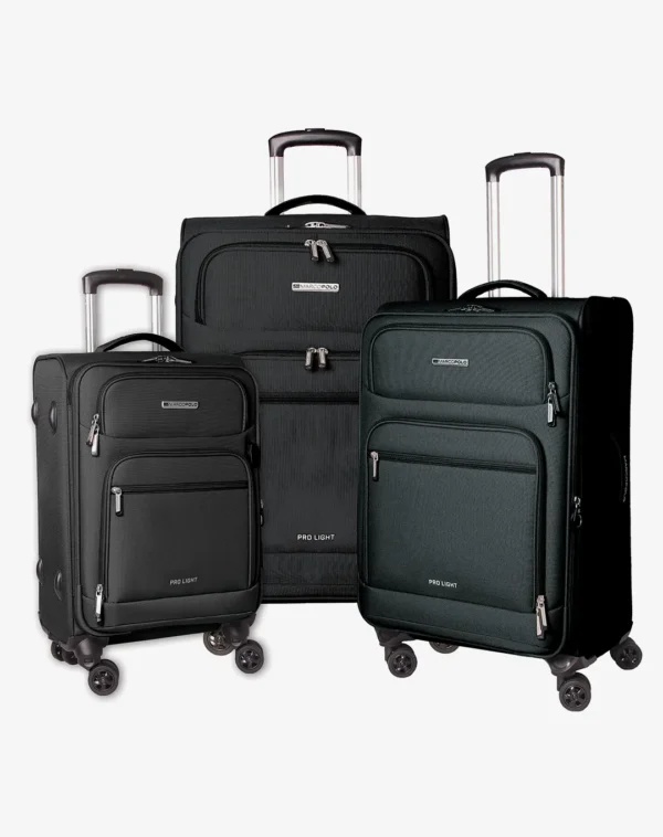 סט 3 מזוודות 20" 24" 28" PROLIGHT