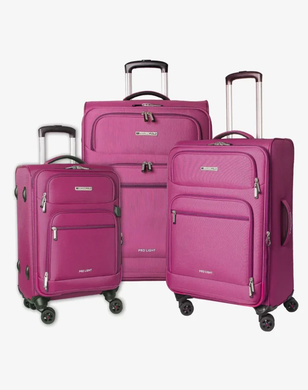 סט 3 מזוודות 20" 24" 28" PROLIGHT