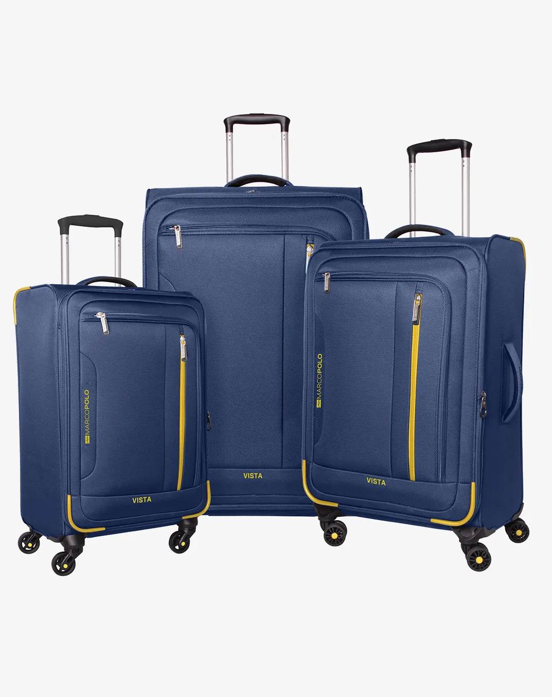 סט 3 מזוודות 20" 24" 28" VISTA – – נייבי – 1