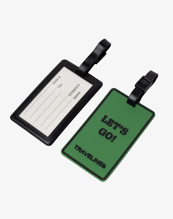 תגיות מזוודה PVC