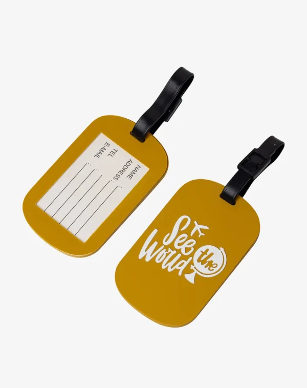 תגיות מזוודה PVC