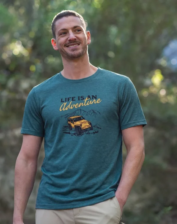 Theo חולצה קצרה מודפסת