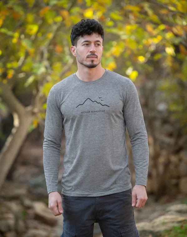 חולצה ארוכה מודפסת Austin