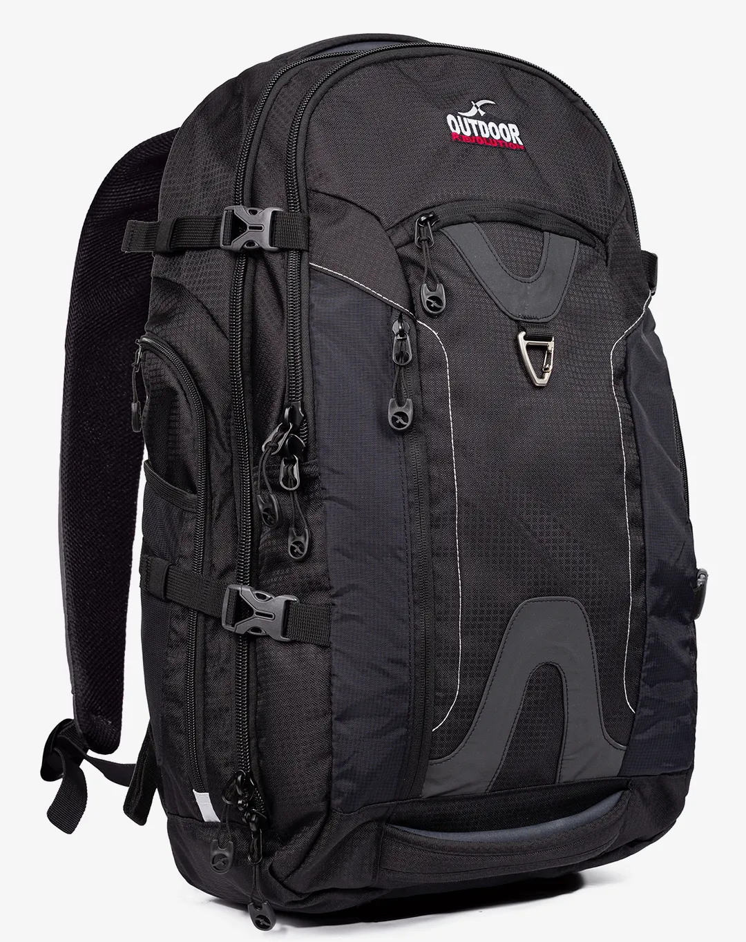 90L תרמיל גב Traveler – OUTDOOR-10821 – שחור – 1