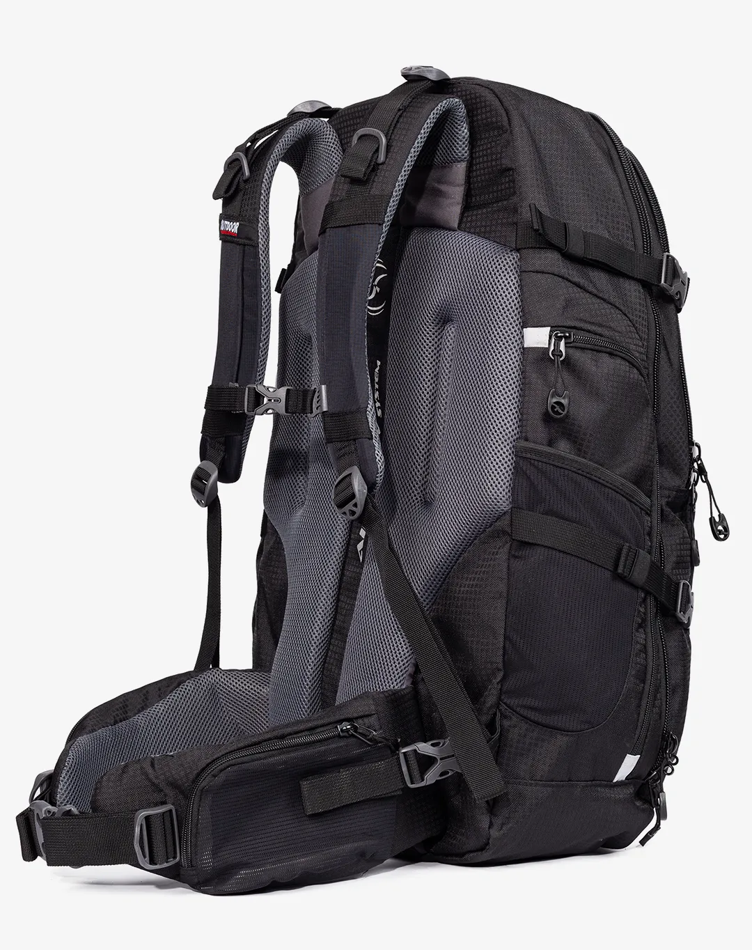 90L תרמיל גב Traveler – OUTDOOR-10821 – שחור – 1