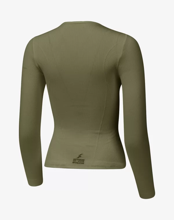 חולצת Seamless – OUTDOOR-1547 – זית – 1