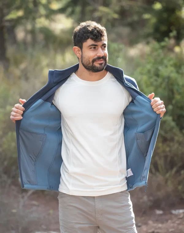 מעיל פליס Kevin – OUTDOOR-20172 – נייבי-כחול – 3