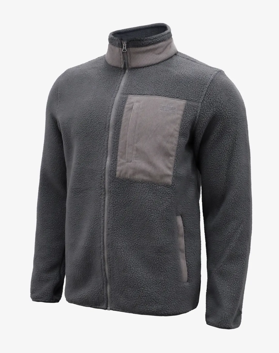 מעיל פליס Adam – OUTDOOR-20367 – אפור-כהה – 1