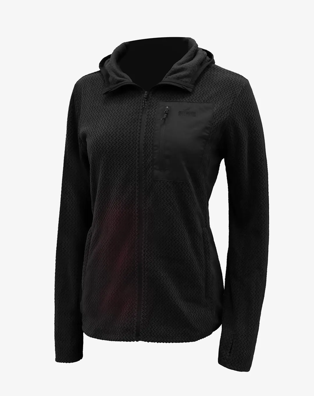 מעיל נשים מיקרופליס Freya – OUTDOOR-30061 – שחור – 1