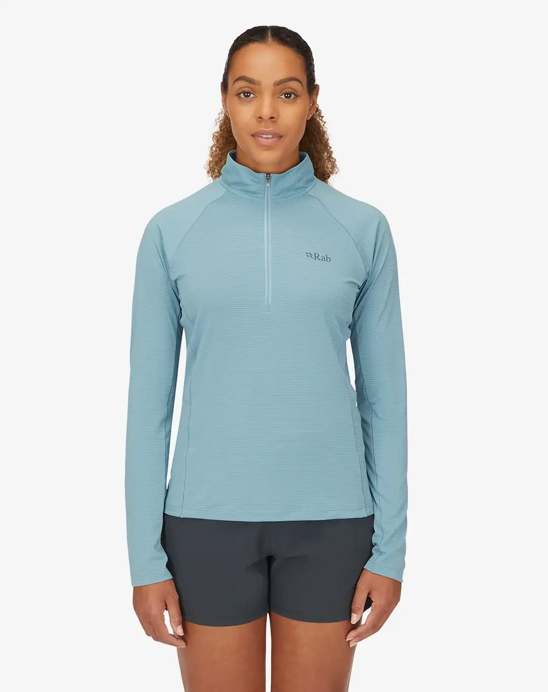 חולצה Sonic Ls Zip – Rab-QBL-04-CIT – citadel – 2