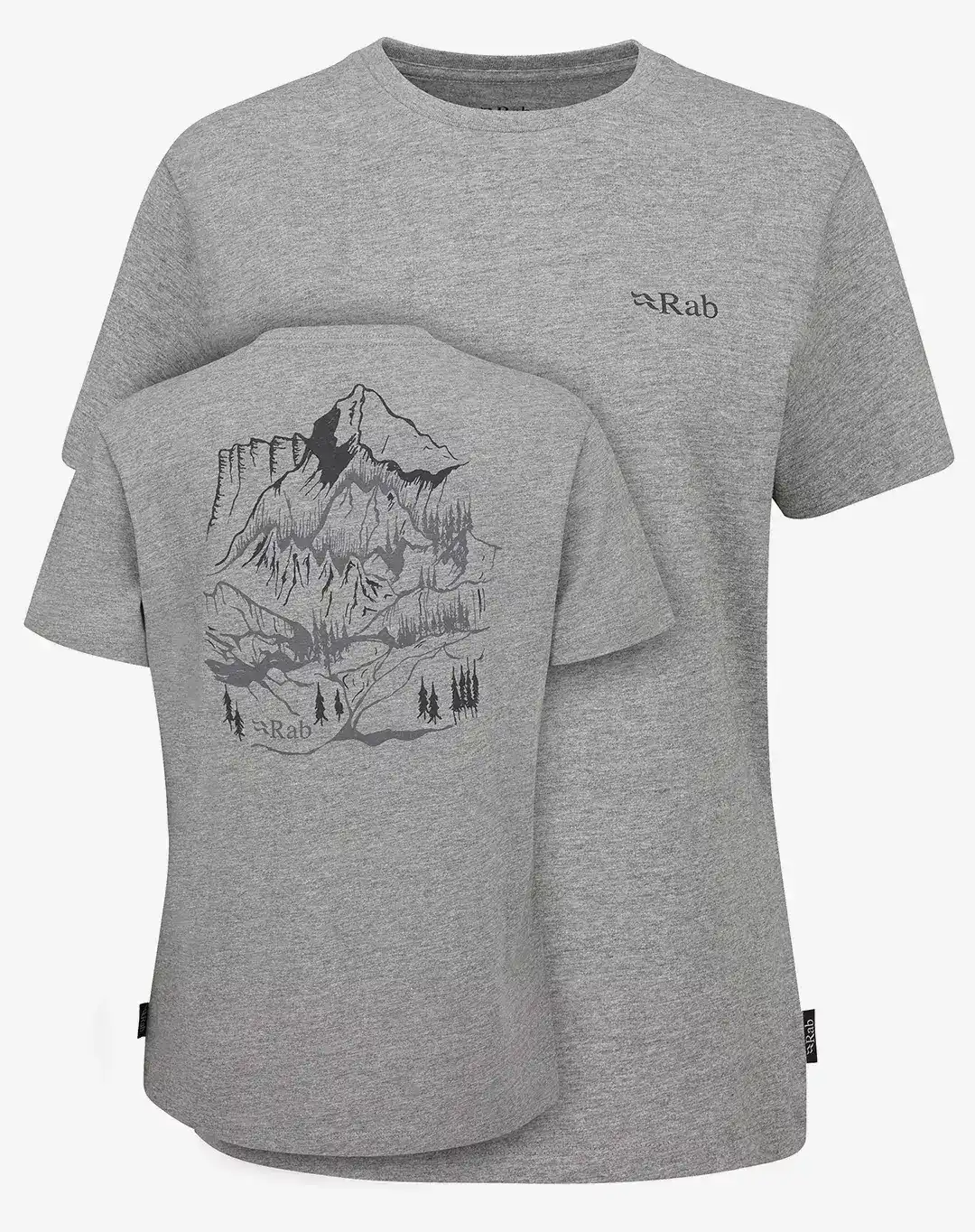 חולצה Tuku Ridge – Rab-QCC-06-GYM – gray-marl – 2