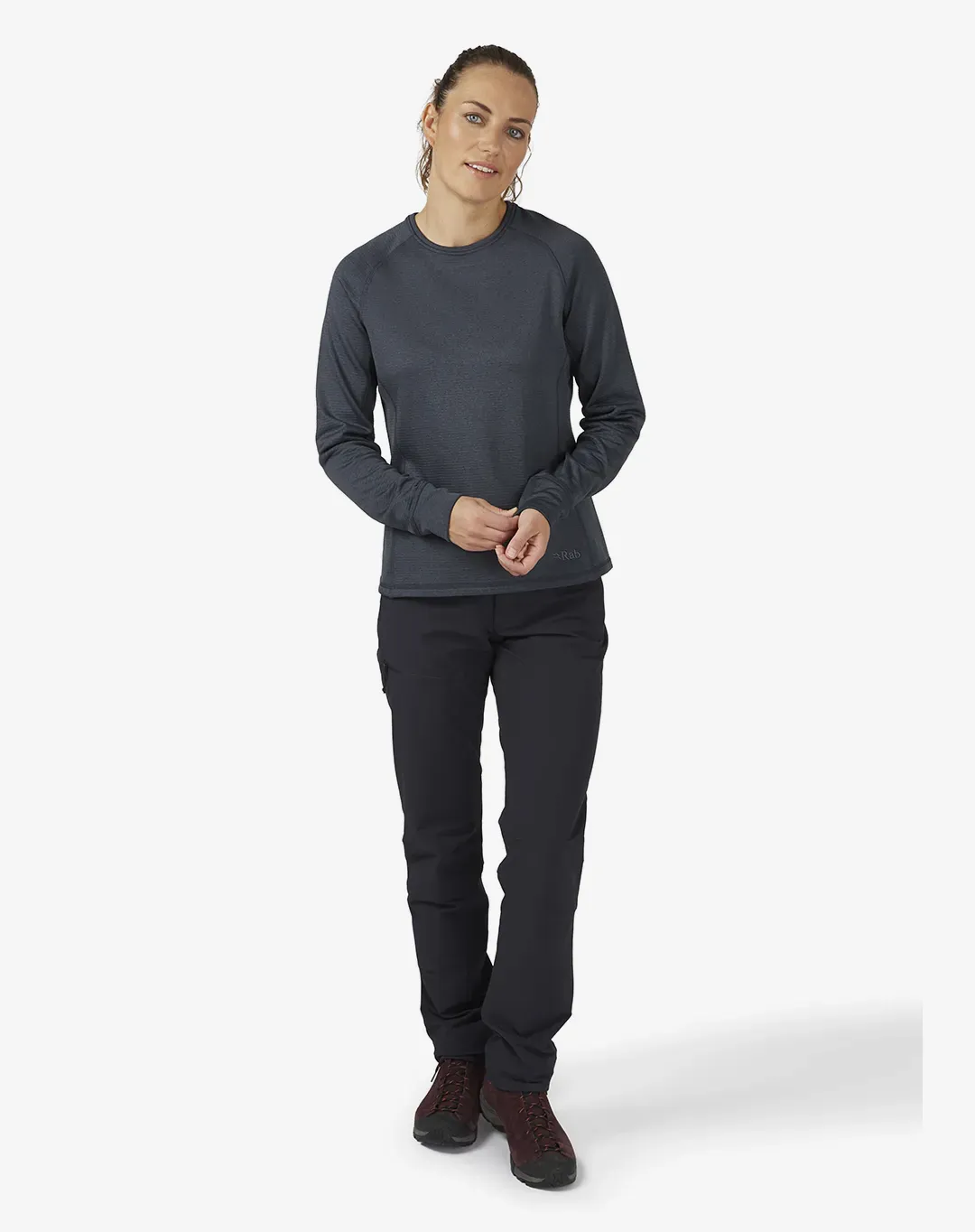 חולצת Nexus Crew – Rab-QFF-88-BEL – אפור-כהה – 1