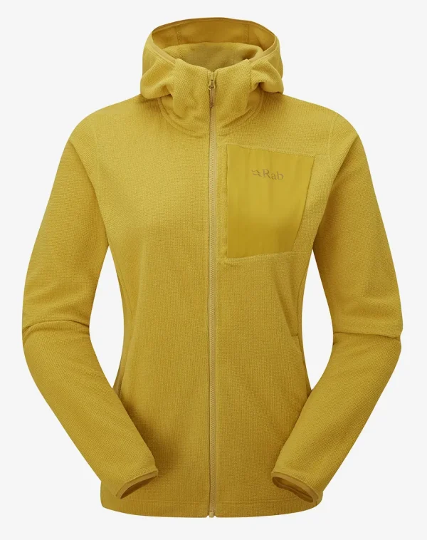 מעיל פליס Tecton Hoody – Rab-QFG-02-SAH – חרדל – 6