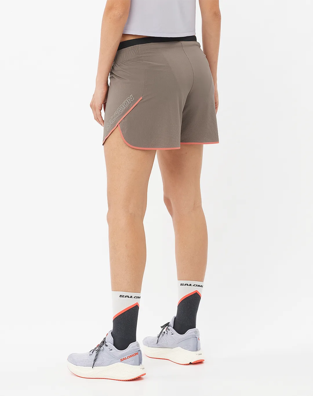 מכנסי נשים קצרים Sense Aero 5" – SALOMON-LC2437700 – neon-flame – 3