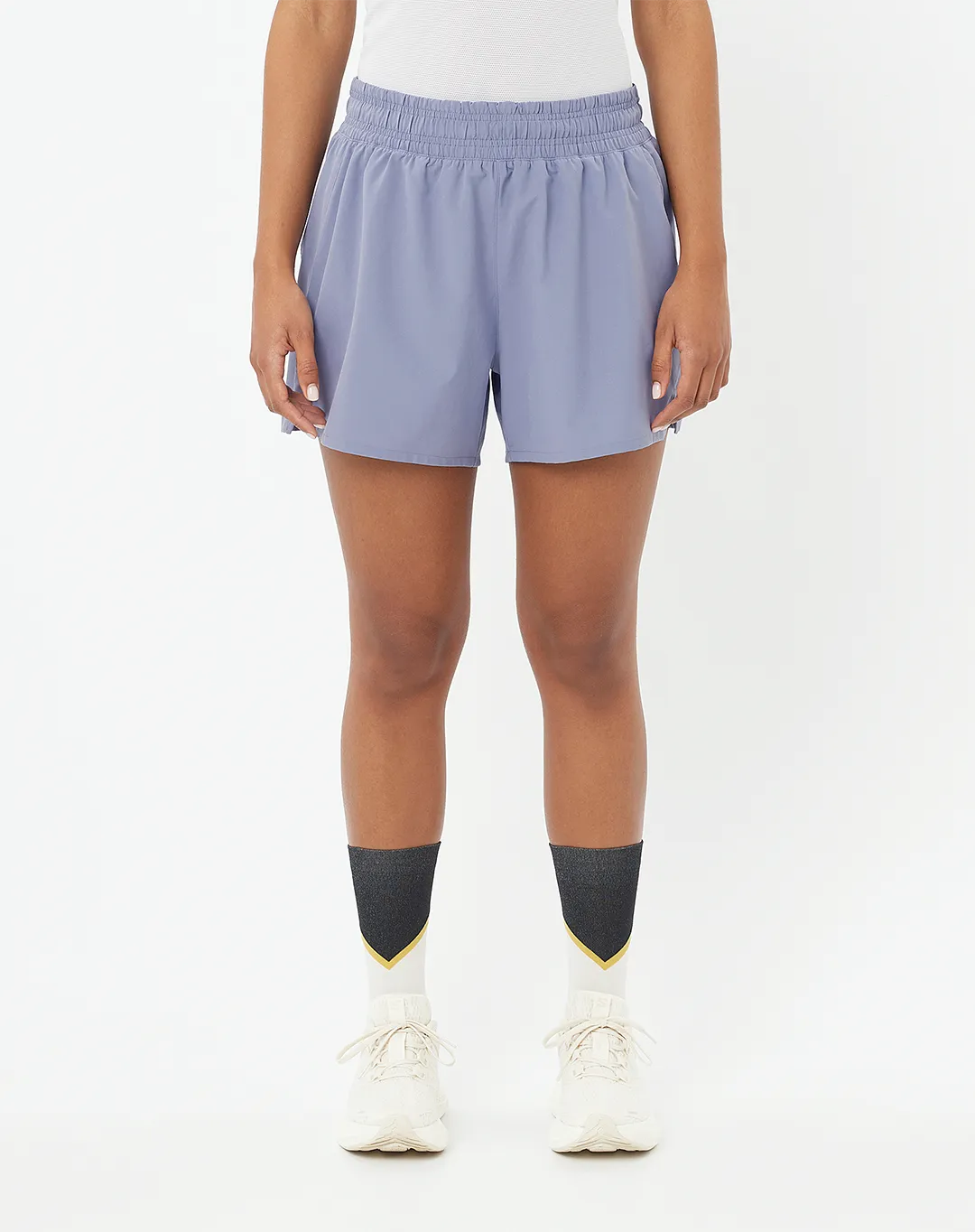 מכנסי נשים קצרים Shkout Easy Shorts 4" – SALOMON-LC2542400 – blue-granite – 1