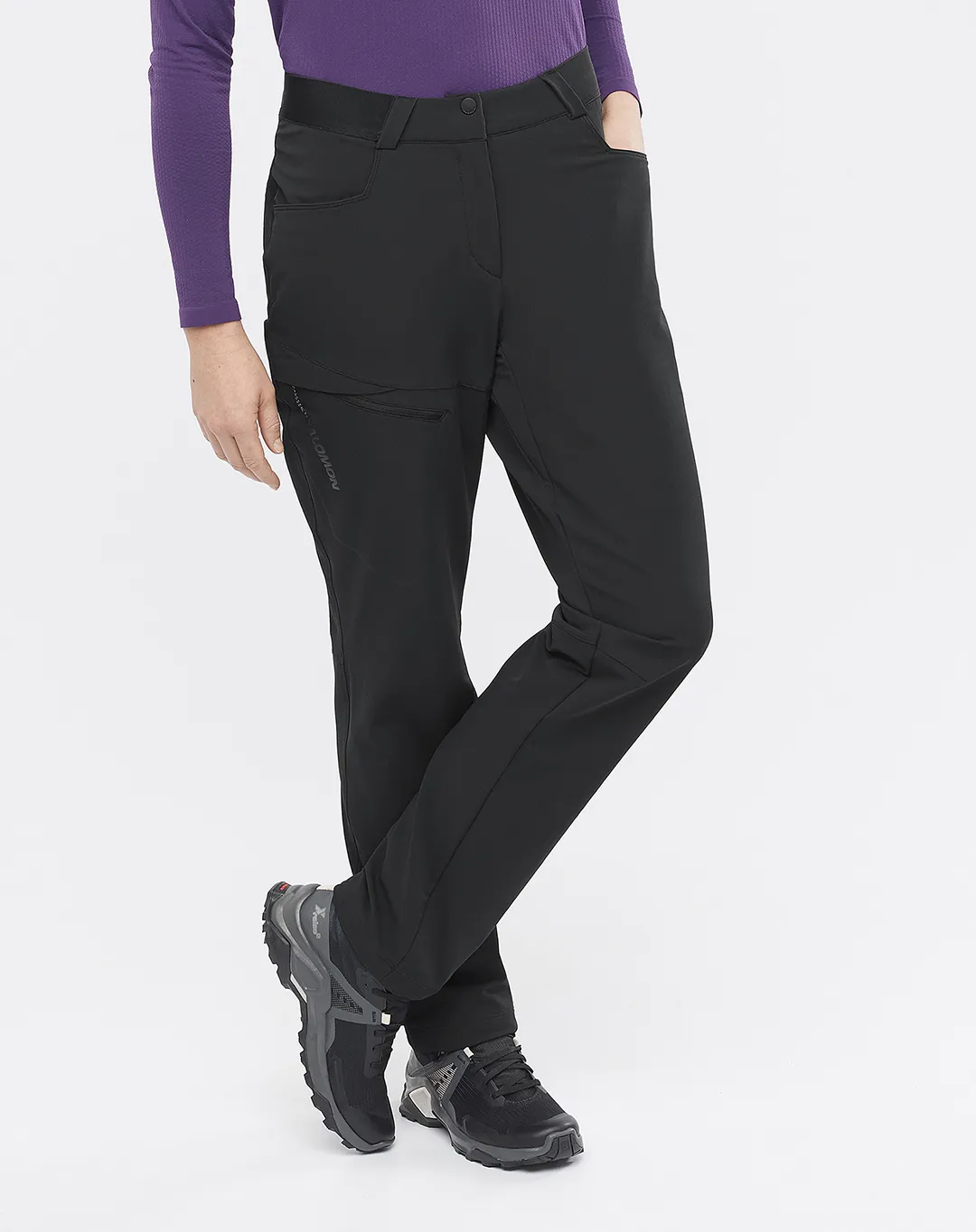 Wayfarer Warm מכנס נשים – Salomon-LC182810 – deep-black – 1