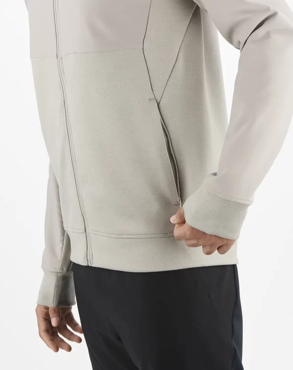 קפוצ'ון Runlife Hoodie – Salomon-LC209990 – ash – 5