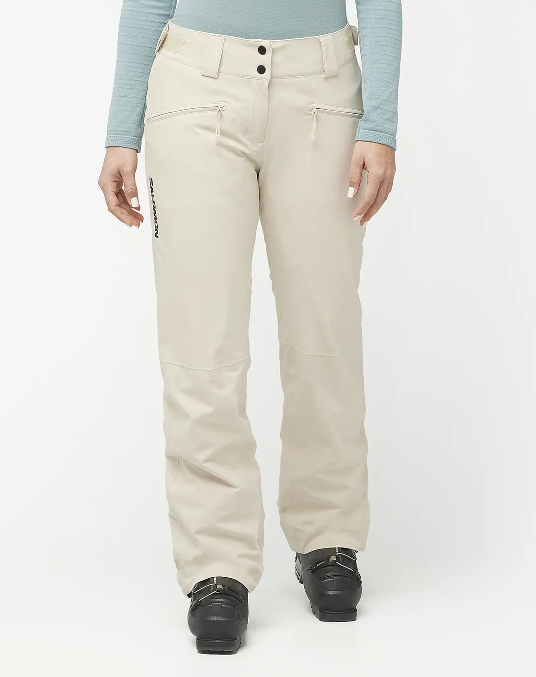 Edge מכנסי נשים – Salomon-LC215070 – almond-milk – 1