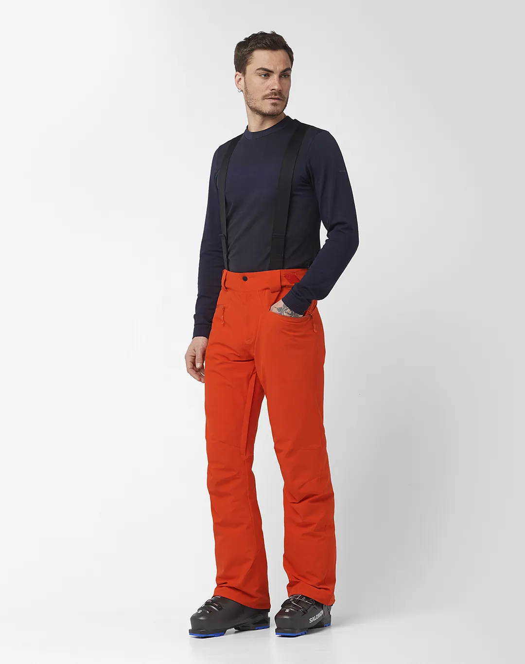 Edge מכנסי – Salomon-LC215100 – fiery-red – 1