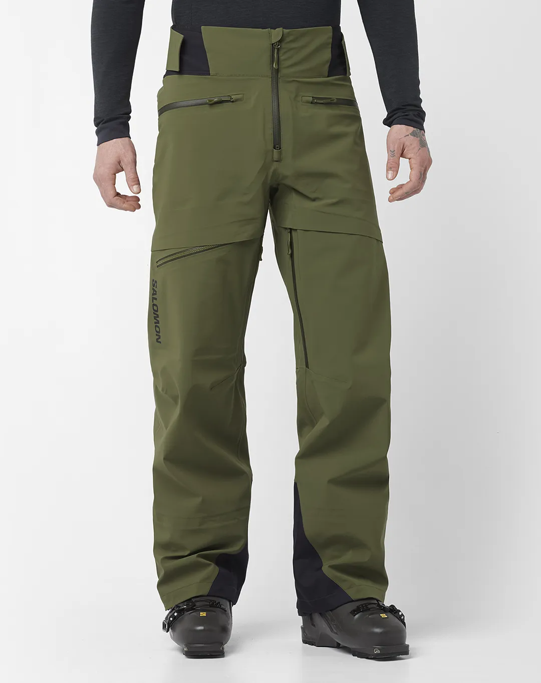 Force מכנסי – Salomon-LC216190 – olive-night – 1
